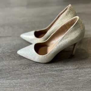 Sparkling Cream High Charlotte Russe Heels